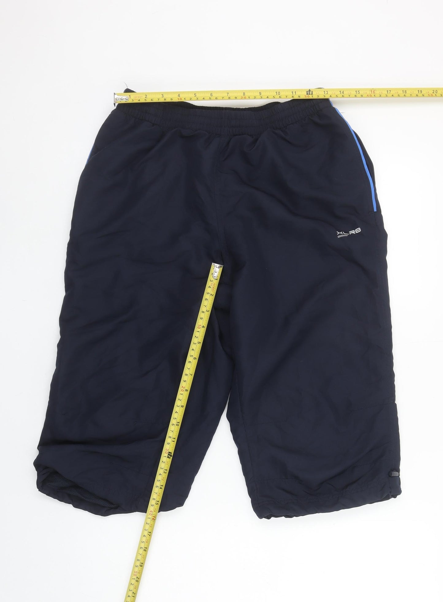 Dunnes Stores Men's Navy Blue Athletic Sports Shorts S 30in