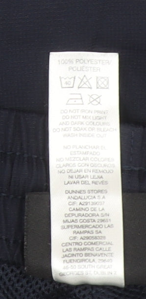 Dunnes Stores Men's Navy Blue Athletic Sports Shorts S 30in