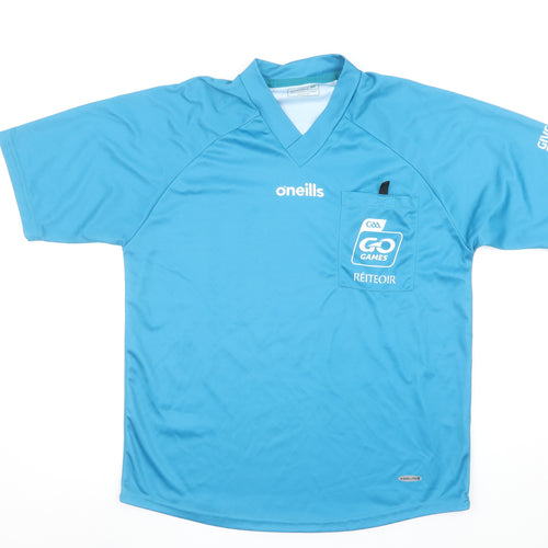 O'Neills Men's Blue Medium Referee Jersey Activewear T-Shirt