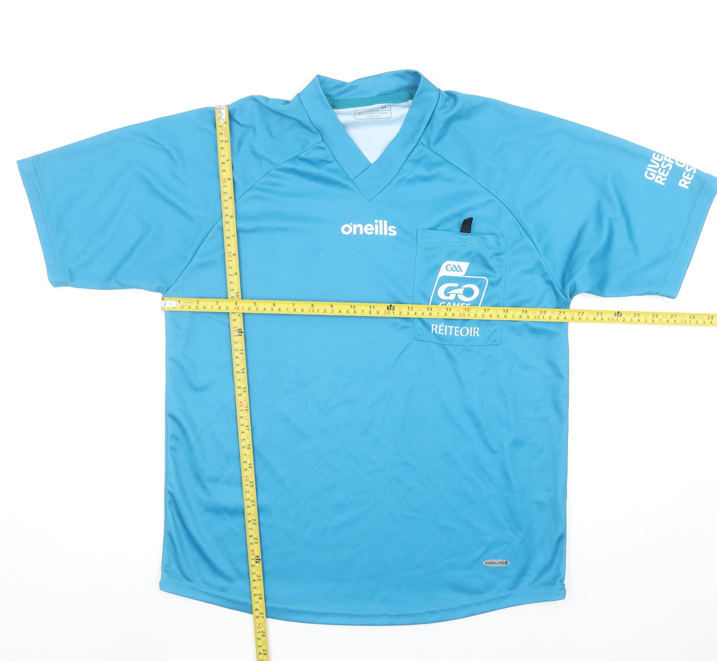O'Neills Men's Blue Medium Referee Jersey Activewear T-Shirt
