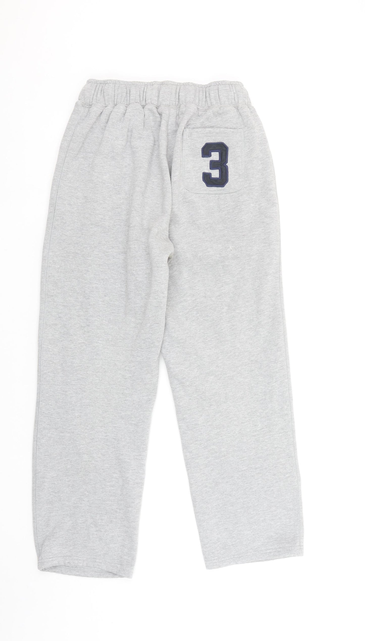 Ralph Lauren Boys Grey Cotton Sweatpants M Elastic Waist Joggers