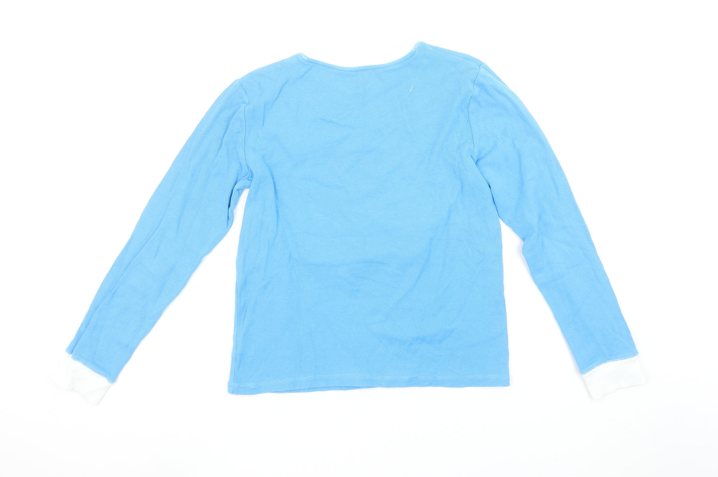 Leigh Tucker Willow Girls Blue Long Sleeve Christmas T-Shirt 12-13 Years