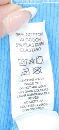 Leigh Tucker Willow Girls Blue Long Sleeve Christmas T-Shirt 12-13 Years