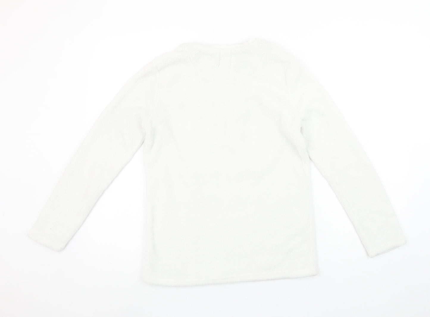 Disney Girls White Mickey Mouse Fleece Pyjama Top 12-13 Years