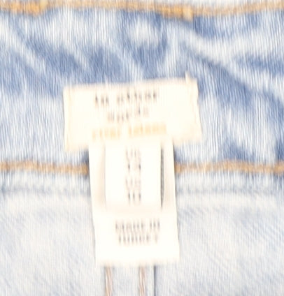 River Island Women’s Blue Denim Knee Length Pencil Skirt Size 14