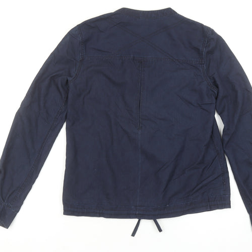 Mavi Womens Blue Viscose Tunic Blouse XS Long Sleeve Casual Top