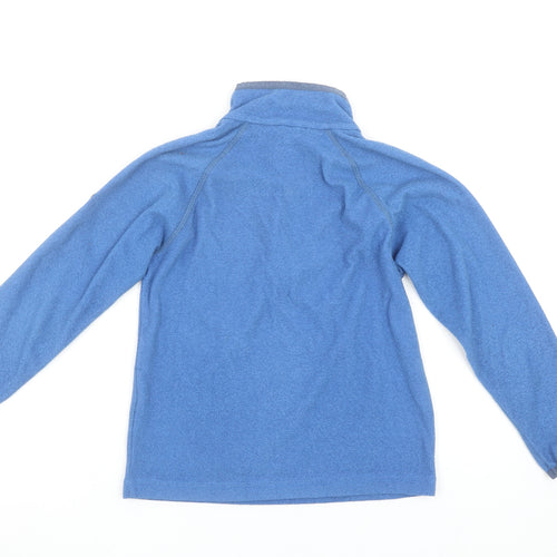 Regatta Boys Blue Fleece 1/4 Zip Pullover Sweatshirt 7-8 Years