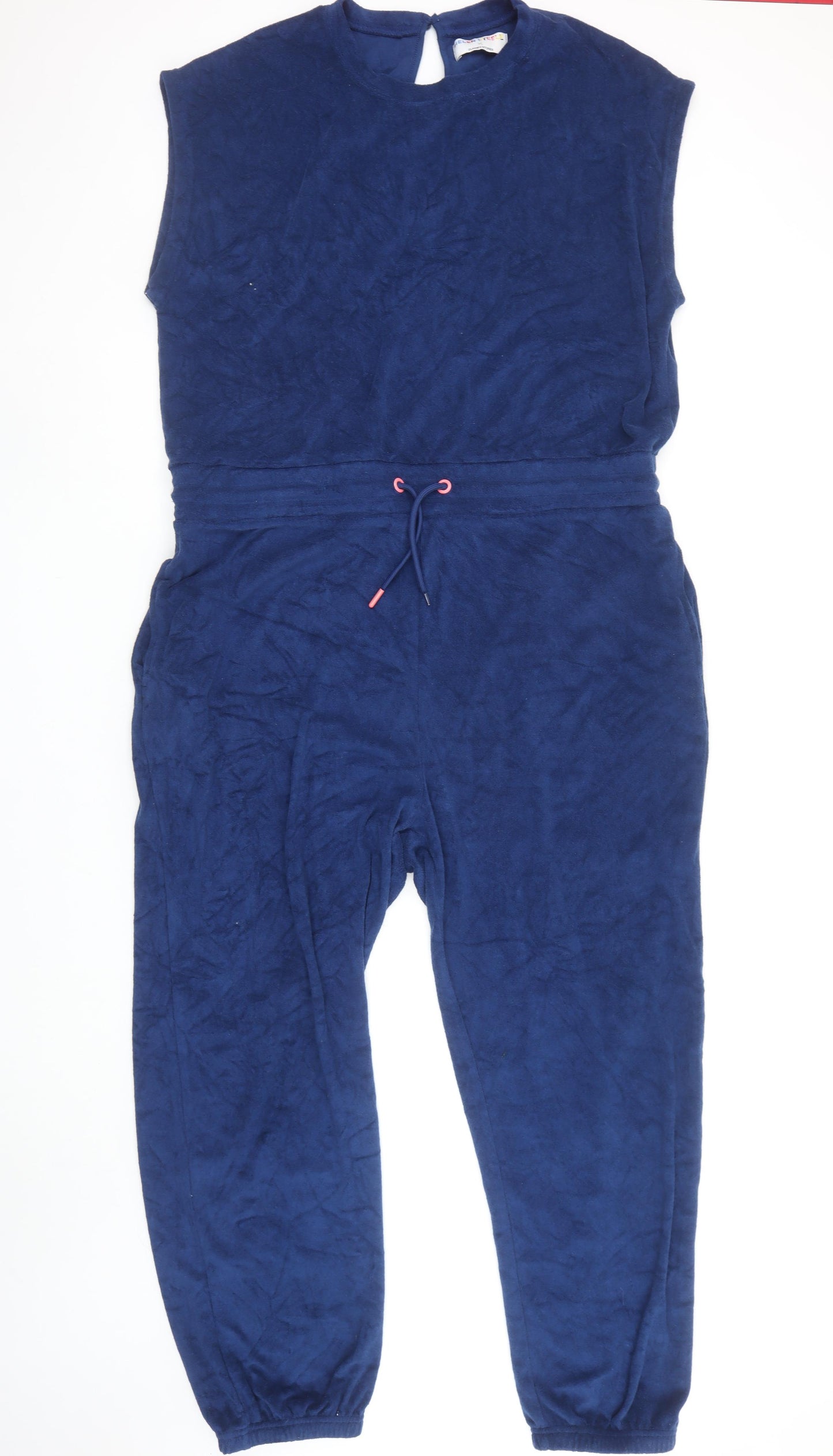 Helen Steele x Dunnes Stores Blue Sleeveless Jumpsuit Women L Regular Fit