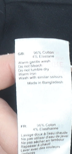 New Look Girls Black Nirvana Graphic Cropped T-Shirt 12-13 Years