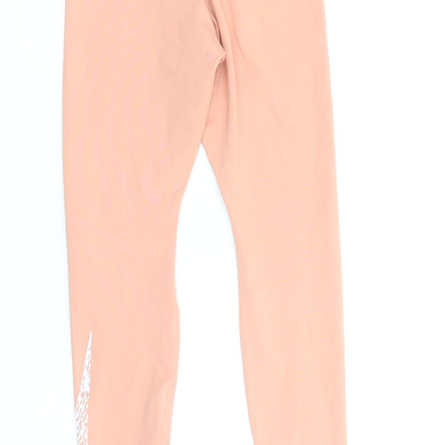 Nike Womens Pink Dri-FIT XS Leggings Activewear Trousers