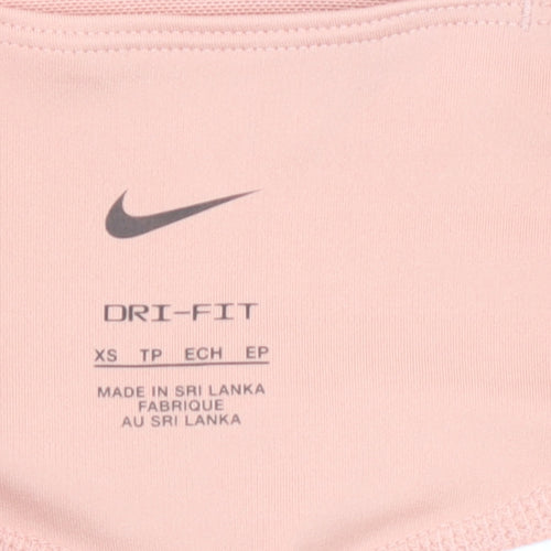 Nike Womens Pink Dri-FIT XS Leggings Activewear Trousers