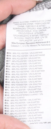 Nike Women's Grey Dri-FIT 1/4 Zip Training Top Size M