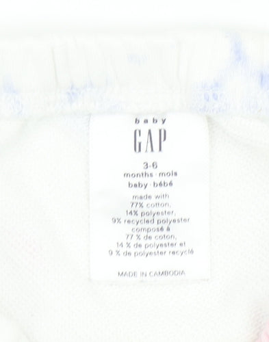 GAP Baby Unisex Multicoloured Tie Dye Jogger Trousers 3-6 Months Cotton Blend