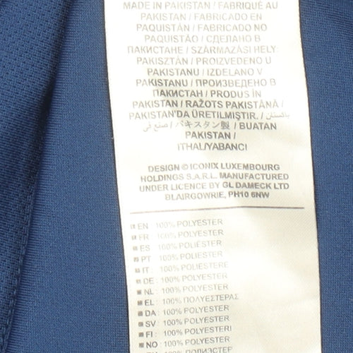 Umbro Men Blue Small Athletic Fit Short Sleeve Jersey T-Shirt