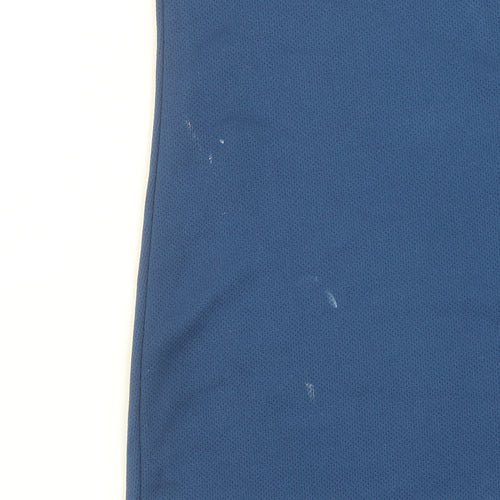 Umbro Men Blue Small Athletic Fit Short Sleeve Jersey T-Shirt