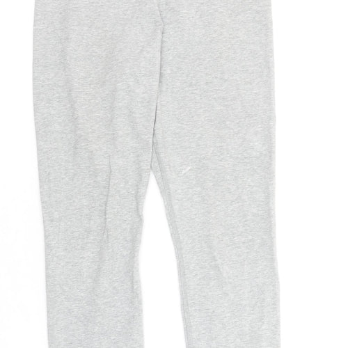 Nike Women Grey Slim Fit Activewear Leggings Size M