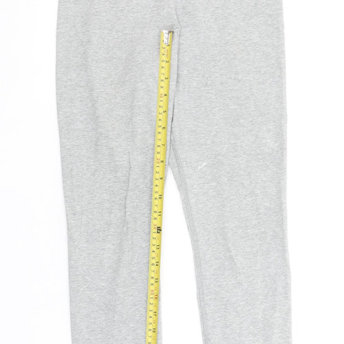 Nike Women Grey Slim Fit Activewear Leggings Size M