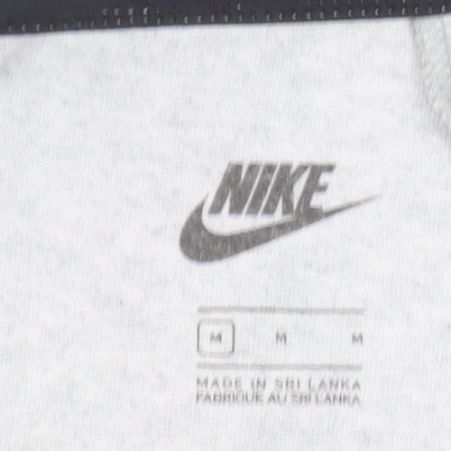 Nike Women Grey Slim Fit Activewear Leggings Size M