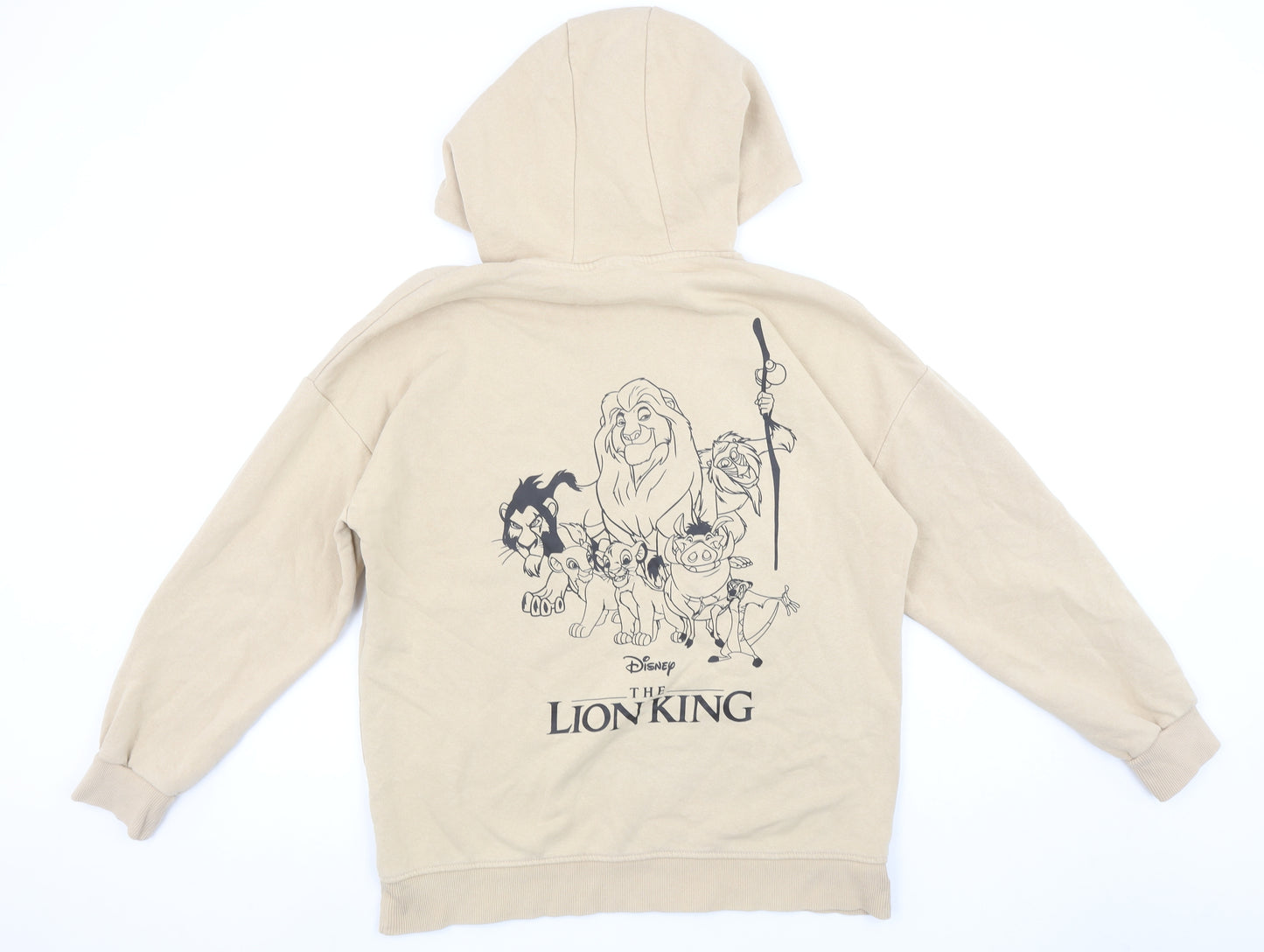 Disney Classics Women's Beige The Lion King Hoodie Size S 10/12