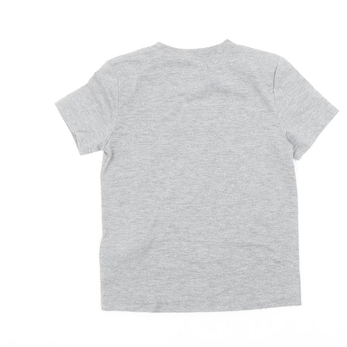 Jordan Boys Grey 5-6 Years Sports Logo T-Shirt