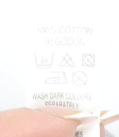 Dunnes Men's Grey Cargo Shorts Size 34 Regular Fit Cotton