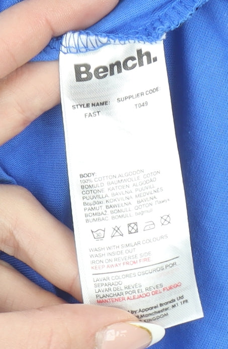 Bench Boys Blue Logo Graphic Cotton Short Sleeve T-Shirt 5-6 Years