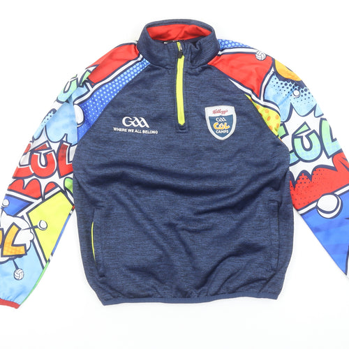 Masita Boys Multicoloured 3-4 Years 1/4 Zip Pullover Sweatshirt