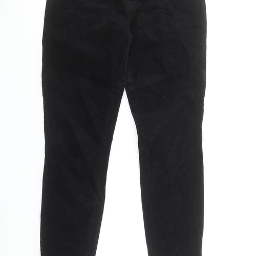 J Brand Womens Black Corduroy Skinny Trousers 27