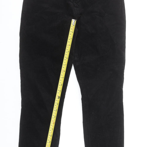 J Brand Womens Black Corduroy Skinny Trousers 27