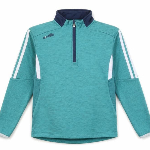 O'Neills Boys Green 1/4 Zip Sports Sweatshirt Age 13 Regular Fit