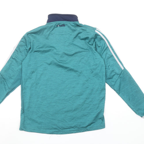 O'Neills Boys Green 1/4 Zip Sports Sweatshirt Age 13 Regular Fit