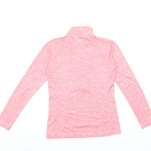 Under Armour Women's Pink XS 1/2 Zip HeatGear Pullover Sweatshirt
