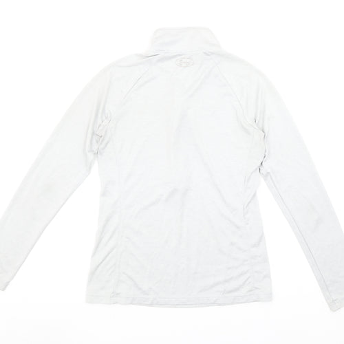 Under Armour Women White XS 1/2 Zip Pullover Sweatshirt
