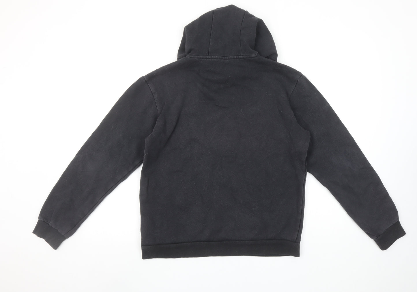 Adidas Womens Black Small Pullover Hoodie Cotton Blend