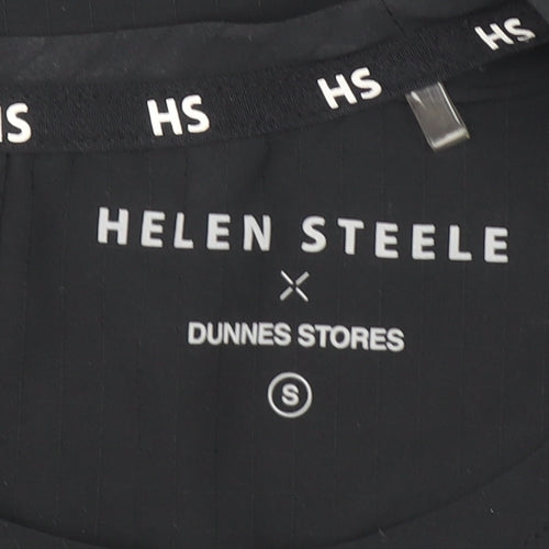 Helen Steele x Dunnes Stores Black Short Sleeve Women's Activewear T-Shirt Size S