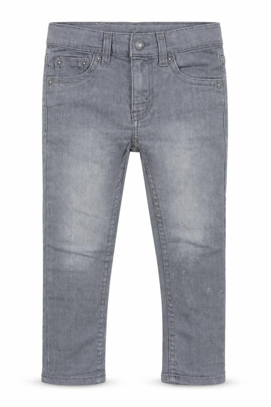 Levi's Girls Grey 510 Skinny Jeans 3 Years Cotton Blend Denim