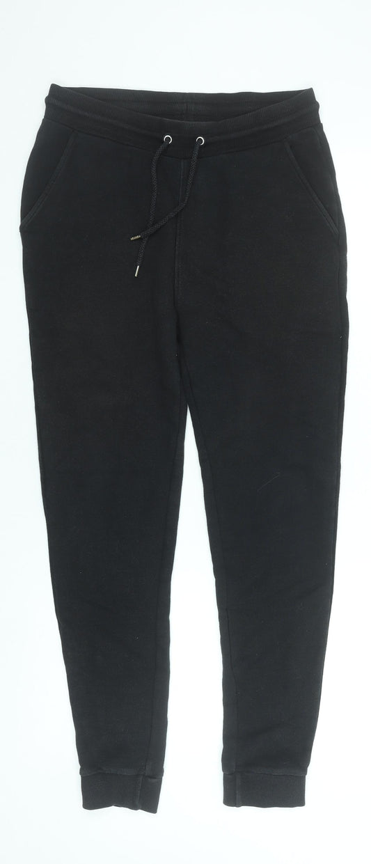 ASOS Men's Black Cotton Joggers M 32in Waist Casual Tapered