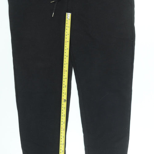 ASOS Men's Black Cotton Joggers M 32in Waist Casual Tapered