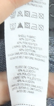 Denim Co Men's Blue Denim Cargo Shorts Size 36 Regular Fit