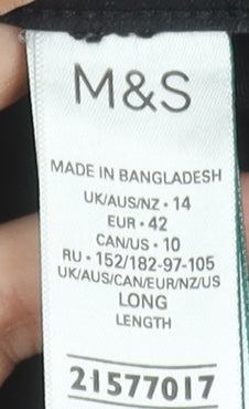 Marks and Spencer Womens Black Size 14 Jegging Jeans