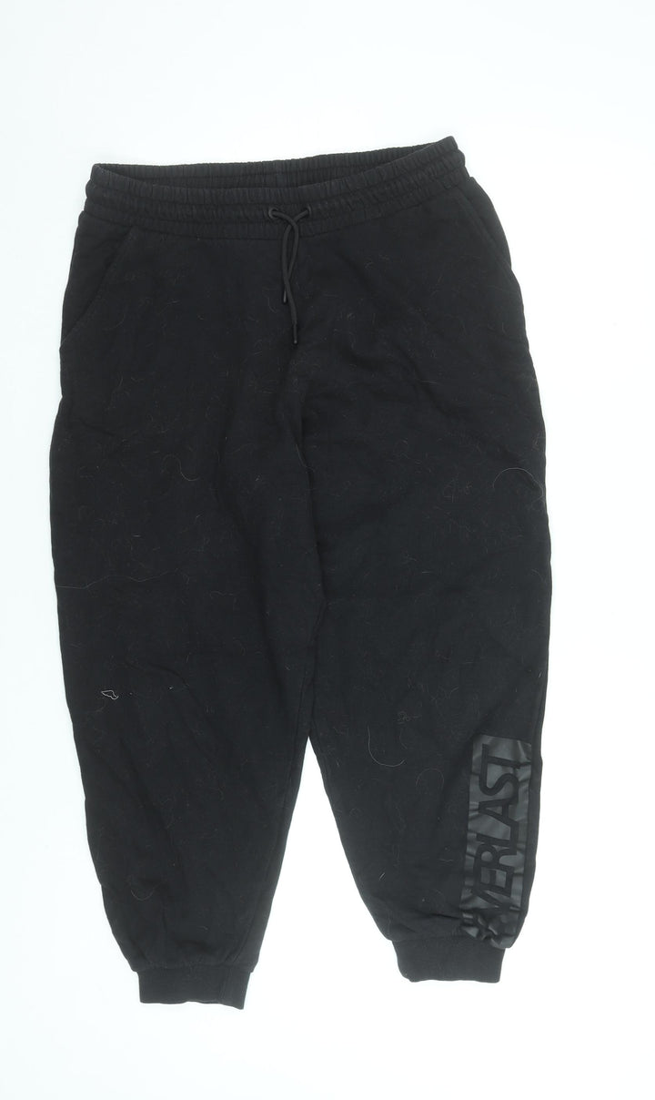 Everlast Women Black Size 10 Jogger Sweatpants Elastic Waist Pockets