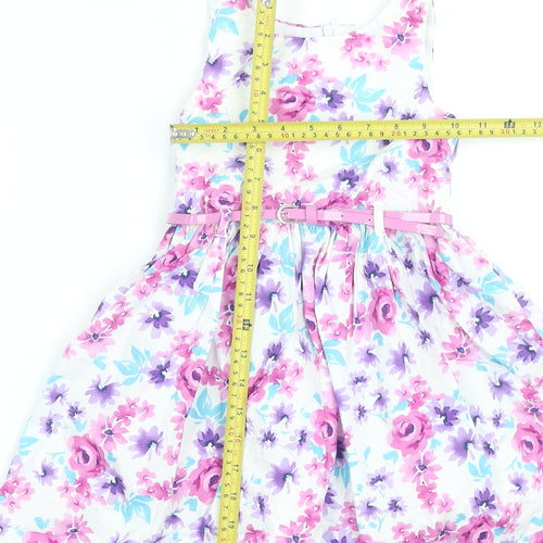 Young Dimension Girls Multicoloured Floral Fit & Flare Dress 2-3 Years