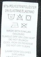 Dunnes Stores Women’s Black V-Neck Short Sleeve Basic T-Shirt Size L