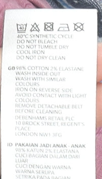 Jasper Conran Boys Pink Chino Shorts Age 12 Regular Fit Cotton Blend