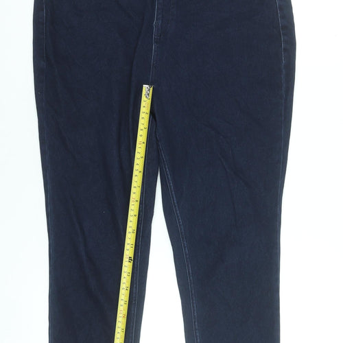 Next Women Blue Jegging Jeans Size 16 Slim Fit Mid Rise