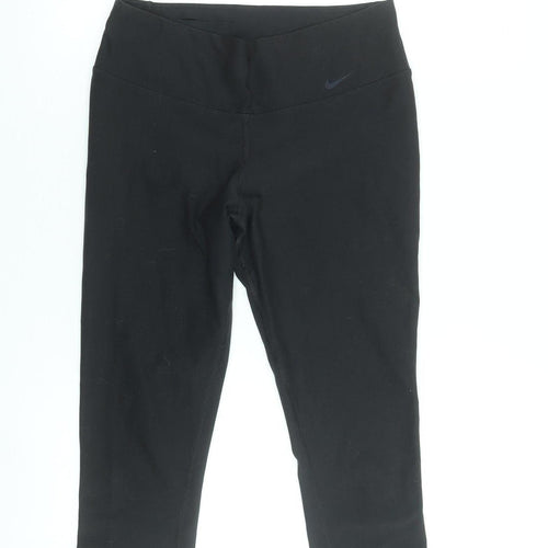Nike Women's Black Dri-FIT Capri Leggings Size S Activewear