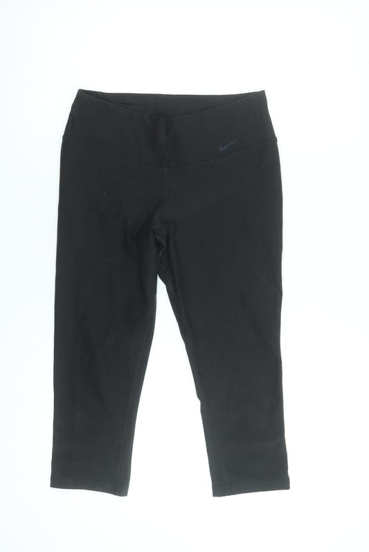 Nike Women's Black Dri-FIT Capri Leggings Size S Activewear