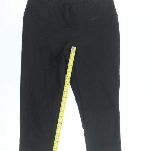 Nike Women's Black Dri-FIT Capri Leggings Size S Activewear