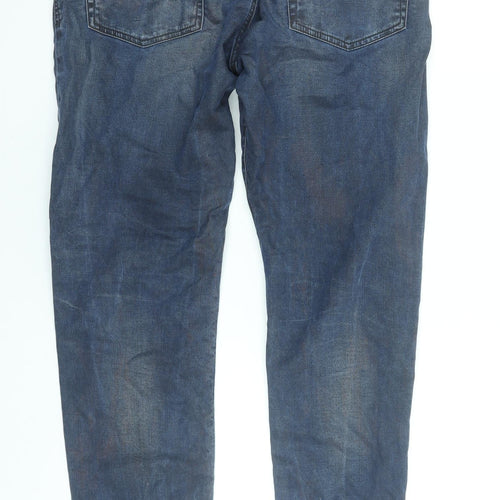 Diesel D-Strukt Jogg Slim Blue Men's Jeans W32 Straight Fit Cotton Blend