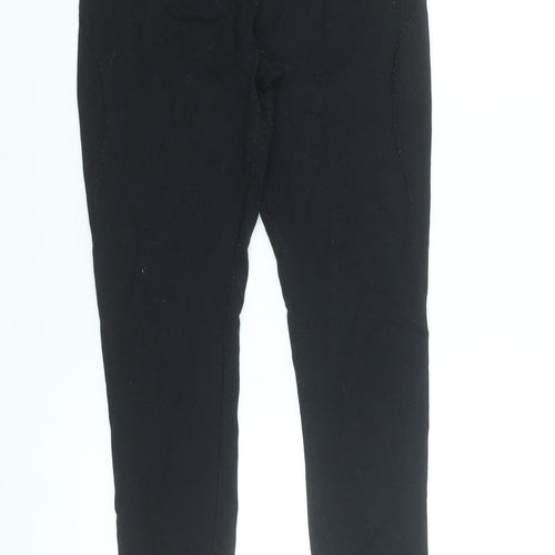 MP Women's Black Medium Leggings Nylon Elastane Stretch Activewear